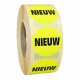 Prijssticker Ø35mm fluor geel NIEUW 1000/rol Mt27500035