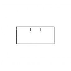 Etiket 37x19 wit permanent