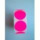 Prijssticker Ø25mm fluor roze 1000/rol Thw99032025